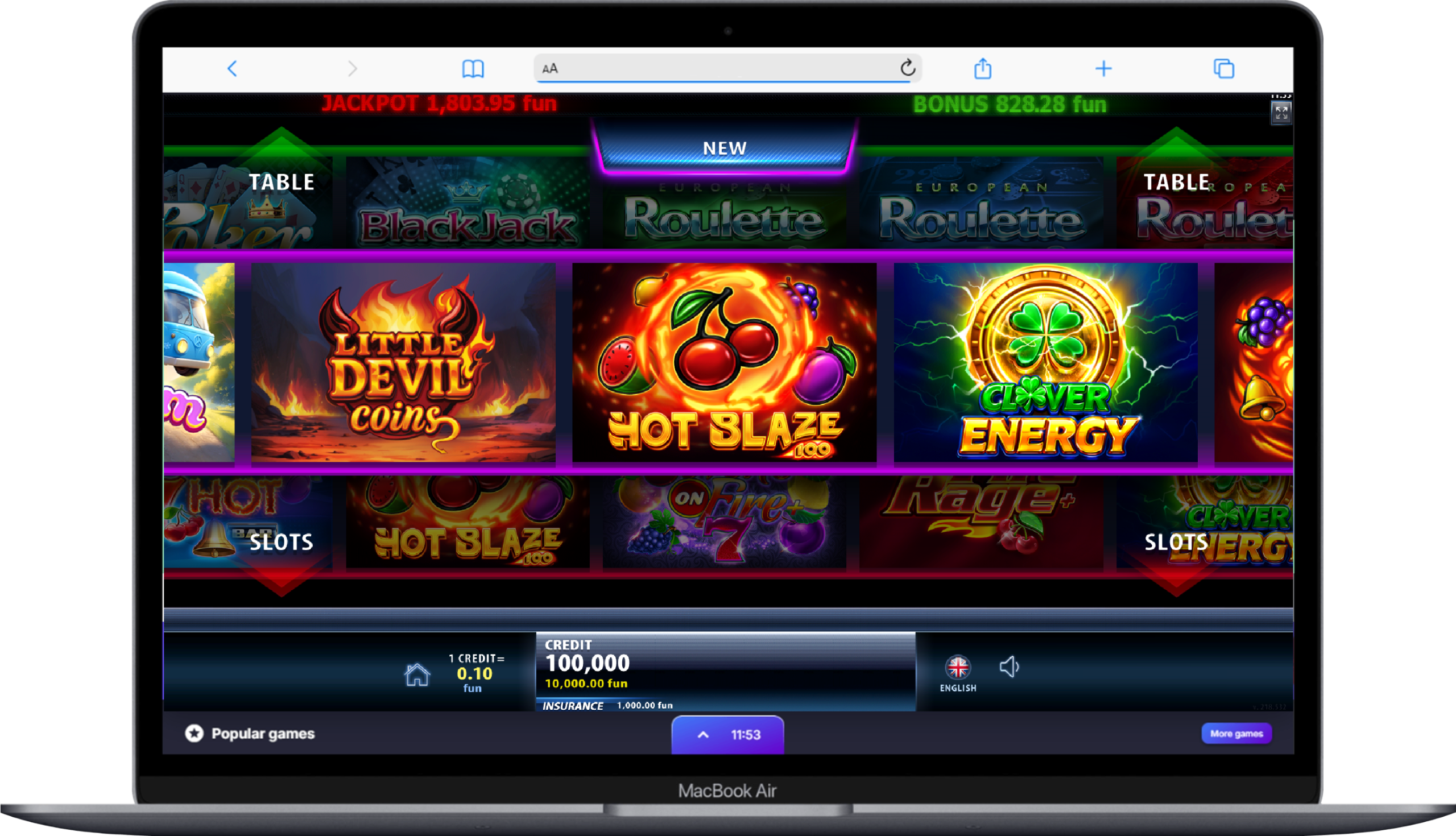 Головна сторінка онлайн-казино Champion Casino